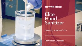 Elite Hand Sanitizer  Formulation Chemistry with 3V Sigma® USA  3VSigmaUSA [upl. by Artiek]