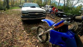 Ogemaw Sport amp Trail Campground Trails amp Intermediate Track yz125 mx 101721 Part 2 [upl. by Ynafetse]