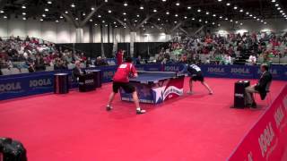 Timothy Wang vs Jeff Lin Huang Mens Singles Final [upl. by Cutlip749]