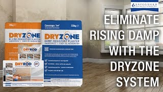 Eliminate Rising Damp with the Dryrod amp Dryzone Damp Resistant Plaster  The Dryzone System [upl. by Vanhomrigh]