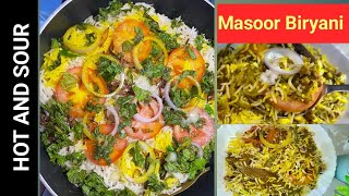 Masoor Biryani Recipe  Easy Homemade Masoor Biryani Recipe  Best Masoor biryani [upl. by Calendre]