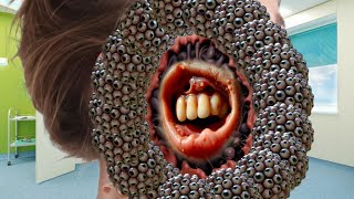 ASMR Animation Face Treatment  ASMR Maggots amp Worm Spa Therapy for Ultimate Relaxation [upl. by Ardnossac]