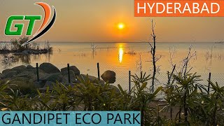 Beautiful sunset at Gandipet Eco Park  Hyderabad [upl. by Dorion638]