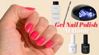 Gel Nail Polish At Home [upl. by Skerl]