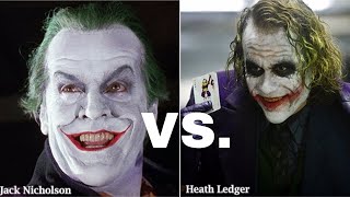 Heath Ledger VS Jack Nicholson  Joker Laughs HD [upl. by Lleunamme]