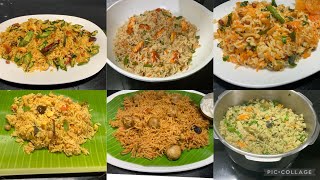 Lunch boxக்கு இப்படி விதவிதமா செஞ்சு கொடுங்க6 days 6 lunchbox recipesvarietyrice lunchbox recipes [upl. by Cressler879]