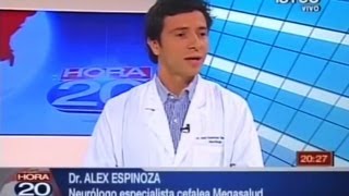 Dr Alex Espinoza Neurólogo Megasalud en Hora 20 La Red [upl. by Nelo]