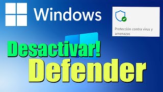 🔕Cómo Desactivar Windows Defender Personaliza tu Experiencia en Windows💻🔧 [upl. by Stanfield]