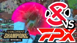 FPX VS XSET Map 1 VOD  VCT Champions 2022  Valorant [upl. by Pollie]