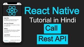 React Native tutorial in Hindi 46 API Call  Fetch Rest API [upl. by Theurich]