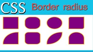 css border radius  web zone [upl. by Anaehs]