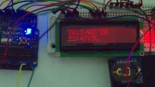 Arduino Clock  DS1307 RTC  TM1638  HD44780 [upl. by Stewardson551]