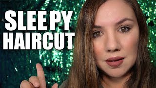 INSTANTLY SLEEPY ASMR HAIRCUT ROLEPLAY Breathing Sounds amp Whispering [upl. by Cindelyn808]