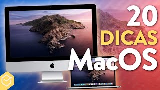 20 DICAS e TRUQUES para MacOS  Novos usuários [upl. by Inig433]