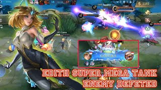 Edith XP Lanner Lawan Berakhir Defeat  Mobile Legends [upl. by Franklin]