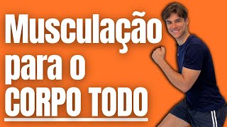 🔸Treino para Ganhar Massa Muscular  Musculação em casa  Fortalecimento muscular [upl. by Red]