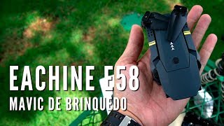 REVIEW DRONE DOBRÁVEL EACHINE E58  BANGGOOD [upl. by Eirahs291]