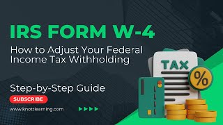 How to Update IRS Form W4 to Adjust Your Tax Withholding [upl. by Antin450]