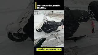 Winterausrüstung für die Vespa Gts Beindecke vespa vespagts [upl. by Bilac]