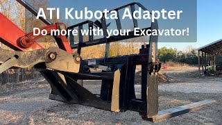 Kubota Excavator to Skid Steer Adapter [upl. by Reade]