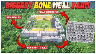 How to make a Bone Meal Farm in Minecraft – stepbystep guide [upl. by Gibert]