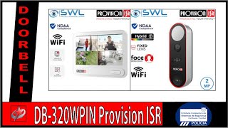 IP Doorbell DB320WIPN Provision ISR  Face Detection technology direct on your Smartphone [upl. by Pickens]