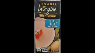 Imagine Organic Potato Leek Creamy Soup Review [upl. by Ielarol]