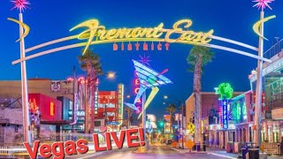 Las Vegas LIVE Fremont street Vegas Live Stream [upl. by Babette709]