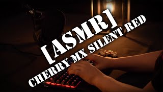 KEYBOARD ASMR Fnatic miniSTREAK with CHERRY MX SILENT RED  Typing amp Tapping amp Switch Sound [upl. by Alyad]