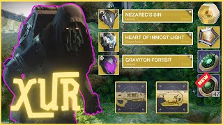 XUR New Location 727 Hunter Build Graviton Forfeit for Sale \ Destiny 2 The Final Shape [upl. by Haskell]