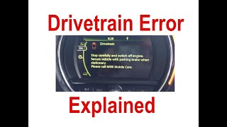 MINI amp BMW Drivetrain Error Message VANOS Camshaft faults how to fix it [upl. by Martens327]