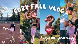 vlog 202  MOJE 22 NAROZENINY amp co jsem dostala 🥳 [upl. by Ettessil]