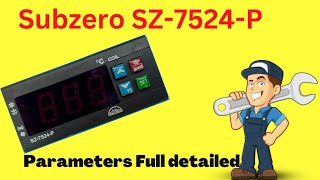 Subzero SZ7524P Digital control Full detailed Parameters and working principalsubzero unique [upl. by Onairda730]