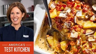 Hearty Alpine Fare Tartiflette and Paniscia  Americas Test Kitchen Full Episode S23 E8 [upl. by Llacam]