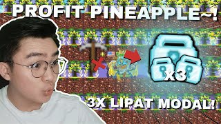 CEPAT PROFIT 3x Lipat Pineapple Party Pakai Ini  Growtopia Gacha Profit 2024 [upl. by Uttasta]