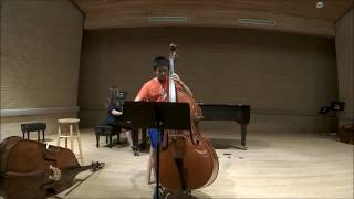 Capuzzi Double Bass Concerto 1st Mvt  Kevin Meng [upl. by Nihsfa]