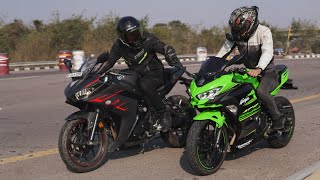 Ninja 400 vs R3  The Most Wanted Race [upl. by Barbey]