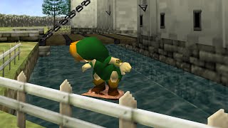 Ocarina of Time Shield Surfing like BotWTotK but even more like Tony Hawks Pro Skater [upl. by Aihtenak]