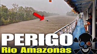 PERIGO 😨 MORTAL SE NÃO FILMA NINGUÉM ACREDITA RIO AMAZONAS VIAGEM DE BARCO MANAUS A MACAPÁ X BELÉM [upl. by Woodrow]