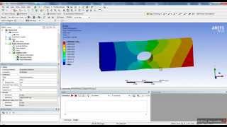 ANSYS Workbench Tutorial  Introduction to Static Structural [upl. by Cliff]