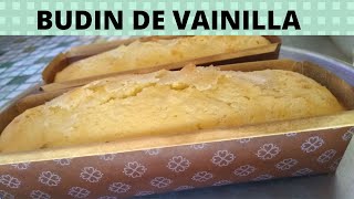 budín de vainilla casero receta [upl. by Lucilia903]