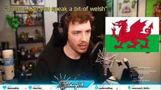 Connor speaking welsh and pronouncing quotllanfairpwllgwyngyllgogerychwyrndrobwllllantysiliogogogochquot [upl. by Will]