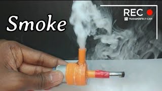 Making mini DC motor Smoke machine electric Smoke creating [upl. by Notlehs893]