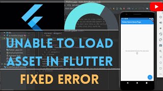 Flutter assets error Problem Solved flutter Error Fix [upl. by Follansbee536]