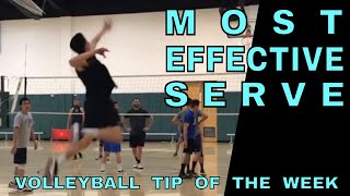 Most Effective Serve In Volleyball  Volleyball Tip Of The Week 10 [upl. by Caton656]