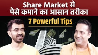 How To Earn Money Through Stock Market  pranjalkamra  Financial Freedom By Dr Vivek Bindra [upl. by Adnawed]