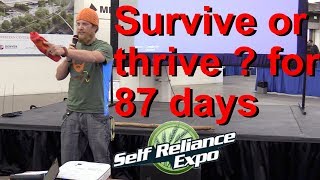 Fowlers Keynote Speech at 2017 Denver Self Reliance Expo My 87 days on Historys Alone season 3 [upl. by Oremor165]