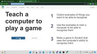 Machine Learning with kids  Image Classification  Teach a computer to play a game [upl. by Crowell]
