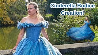 I Remade the Iconic CINDERELLA 2015 DRESS  Costume SEWING [upl. by Oman]