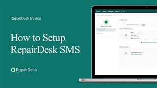 How to Setup RepairDesk SMS [upl. by Asirac]